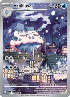 Vanilluxe card from White Flare, number 113/86