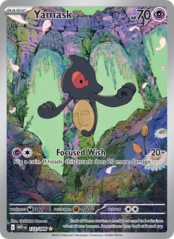 Yamask card from White Flare, number 122/86