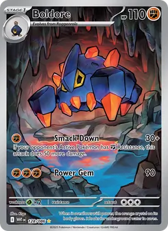 Boldore card from White Flare, number 128/86
