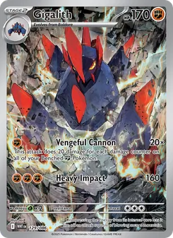 Gigalith card from White Flare, number 129/86