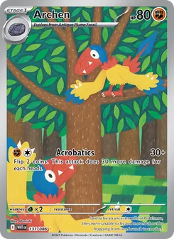 Archen card from White Flare, number 131/86