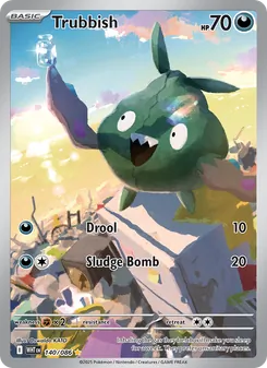 Trubbish card from White Flare, number 140/86