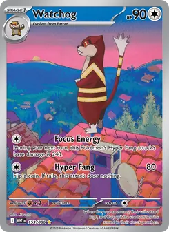 Watchog card from White Flare, number 153/86