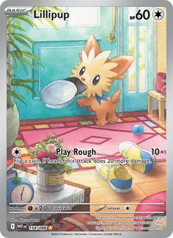 Lillipup card from White Flare, number 154/86
