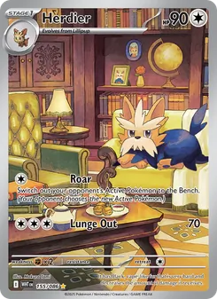 Herdier card from White Flare, number 155/86