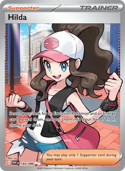 Hilda card from White Flare, number 164/86