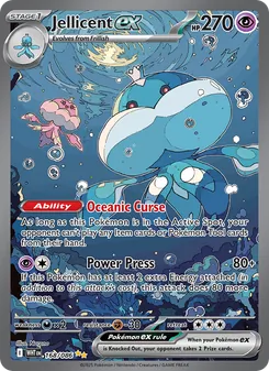 Jellicent ex card from White Flare, number 168/86