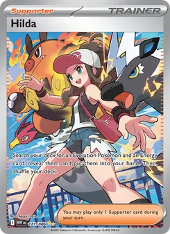 Hilda card from White Flare, number 171/86