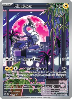 Miraidon card from SVP Black Star Promos, number 013/225