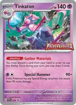 Tinkaton card from SVP Black Star Promos, number 020/225
