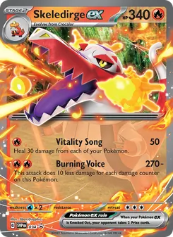 Skeledirge ex card from SVP Black Star Promos, number 034/225