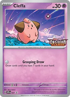 Cleffa card from SVP Black Star Promos, number 037/225
