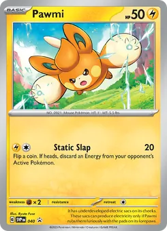 Pawmi card from SVP Black Star Promos, number 040/225