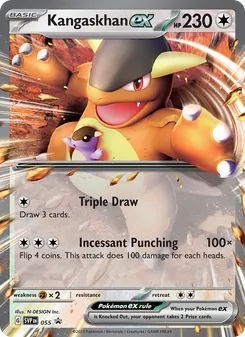 Kangaskhan ex card from SVP Black Star Promos, number 055/225