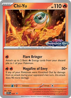 Chi-Yu card from SVP Black Star Promos, number 057/225