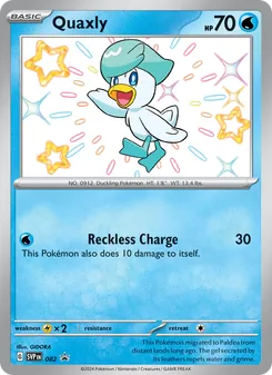 Quaxly card from SVP Black Star Promos, number 082/225