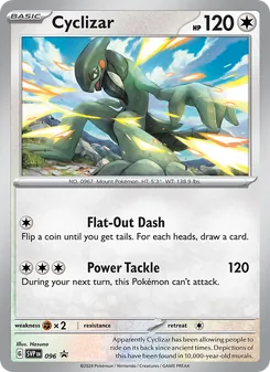 Cyclizar card from SVP Black Star Promos, number 096/225