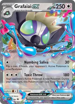 Grafaiai ex card from SVP Black Star Promos, number 100/225