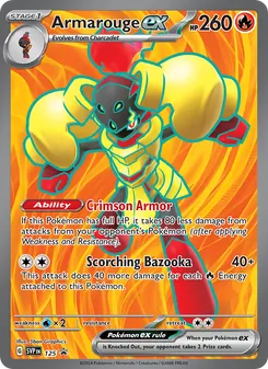 Armarouge ex card from SVP Black Star Promos, number 125/225