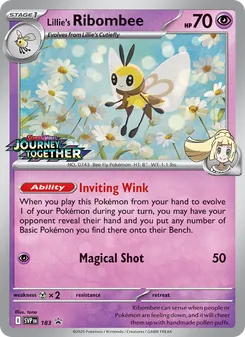 Lillie's Ribombee card from SVP Black Star Promos, number 183/225