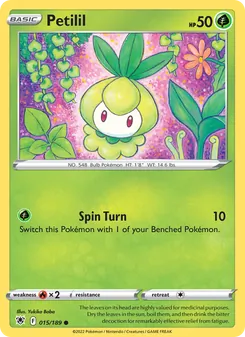 Petilil card from Astral Radiance, number 015/189