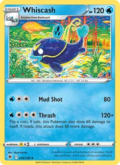 Whiscash card from Astral Radiance, number 036/189