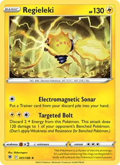 Regieleki card from Astral Radiance, number 051/189