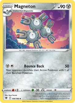Magneton card from Astral Radiance, number 106/189