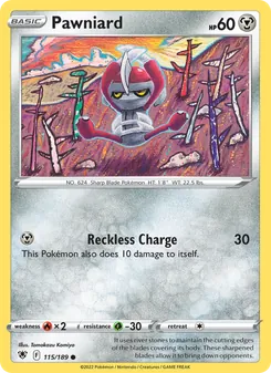 Pawniard card from Astral Radiance, number 115/189