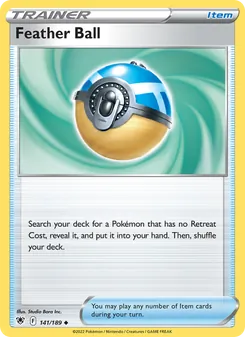 Feather Ball card from Astral Radiance, number 141/189