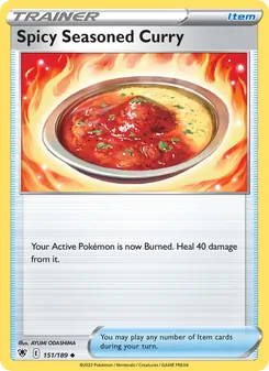 Spicy Seasoned Curry card from Astral Radiance, number 151/189