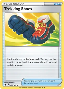 Trekking Shoes card from Astral Radiance, number 156/189