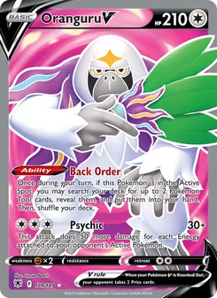 Oranguru V card from Astral Radiance, number 179/189