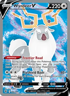 Wyrdeer V card from Astral Radiance, number 180/189