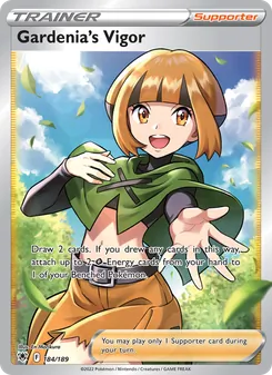 Gardenia's Vigor card from Astral Radiance, number 184/189
