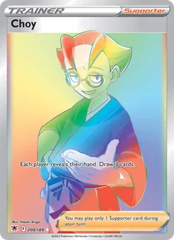 Choy card from Astral Radiance, number 200/189