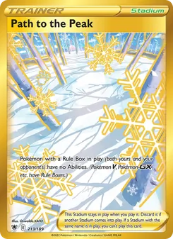 Path to the Peak card from Astral Radiance, number 213/189