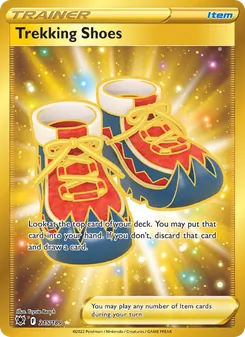 Trekking Shoes card from Astral Radiance, number 215/189