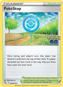PokéStop card from Pokémon GO, number 068/78