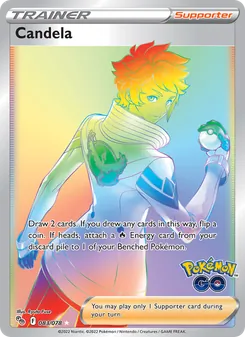 Candela card from Pokémon GO, number 083/78