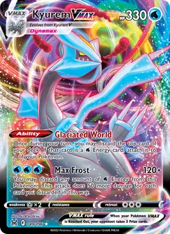 Kyurem VMAX card from Lost Origin, number 049/196