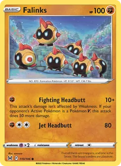 Falinks card from Lost Origin, number 110/196