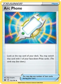 Arc Phone card from Lost Origin, number 152/196
