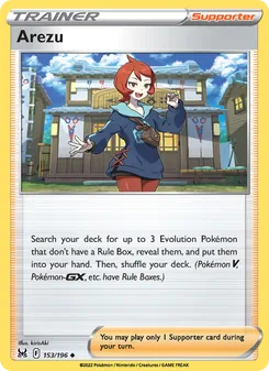 Arezu card from Lost Origin, number 153/196