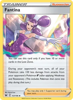 Fantina card from Lost Origin, number 157/196