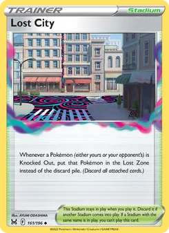 Lost City card from Lost Origin, number 161/196