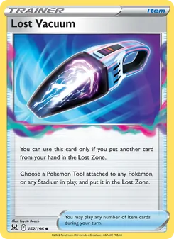 Lost Vacuum card from Lost Origin, number 162/196