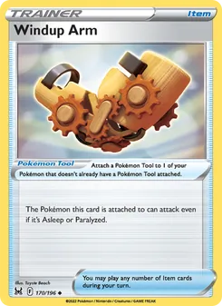 Windup Arm card from Lost Origin, number 170/196