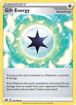 Gift Energy card from Lost Origin, number 171/196