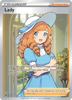Lady card from Lost Origin, number 193/196